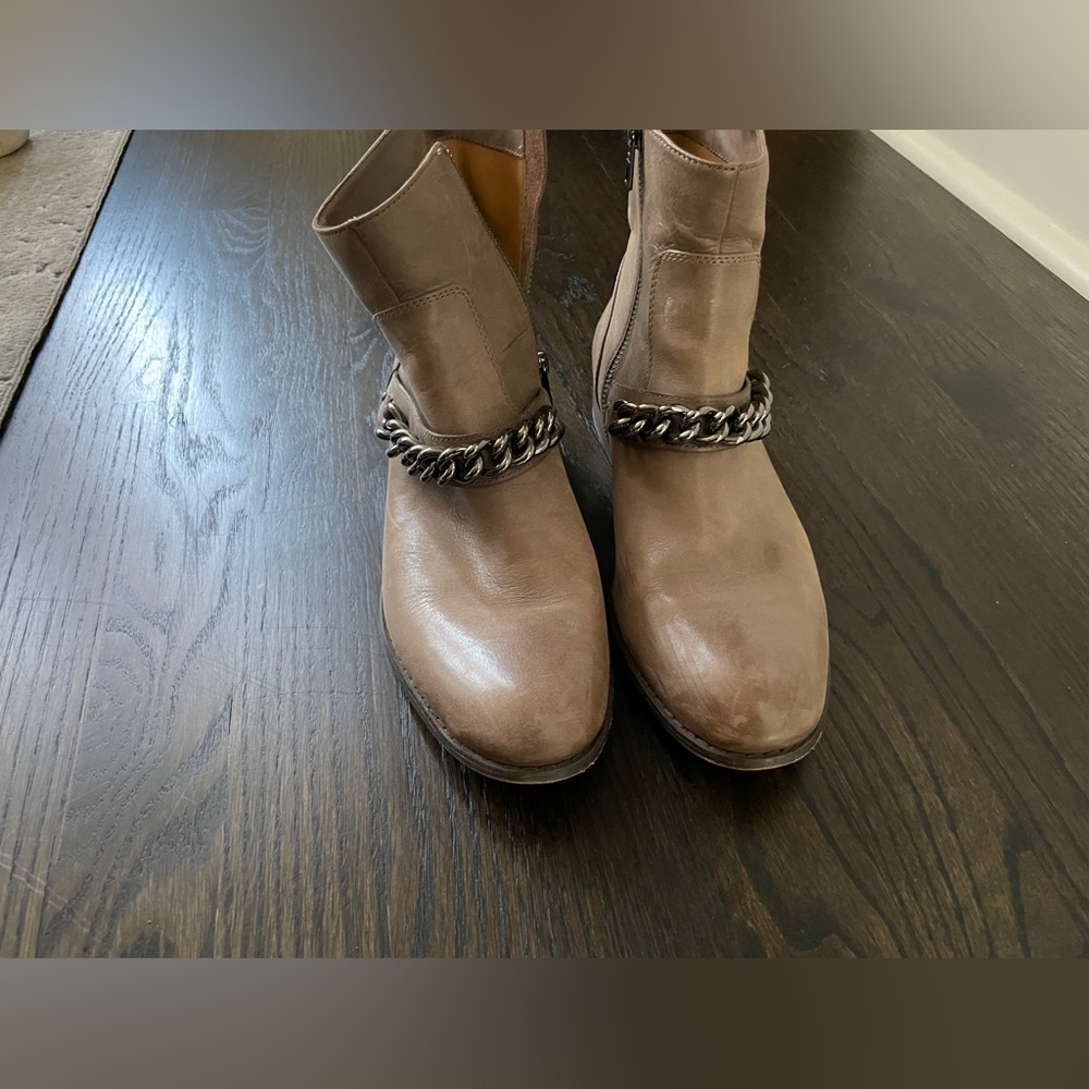 Discontinued Coach Adela Tan booties